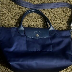 Longchamp Navy Blue Handbag